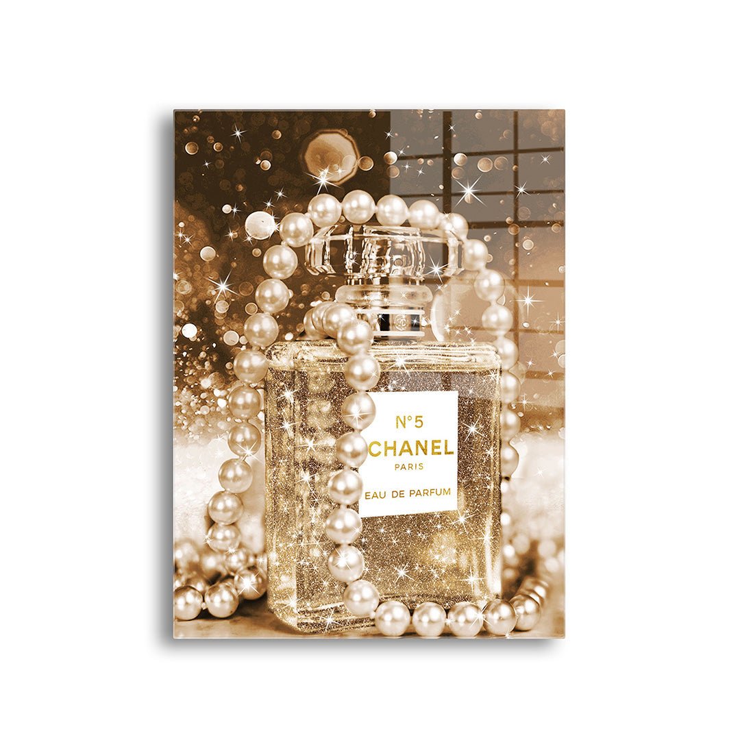 Gouden allure glasschilderij voorkant