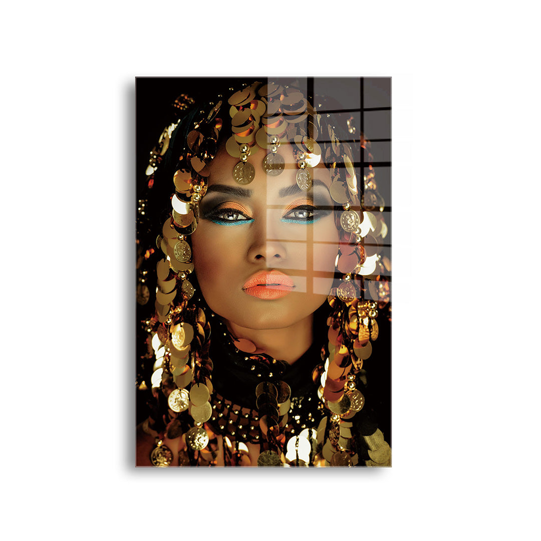 Women glass painting collectie home