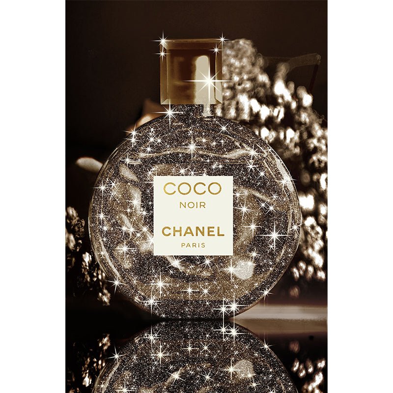 Coco Noir glasschilderij ontwerp