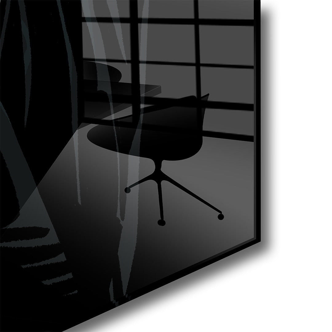 Gatsby glasschilderij hoekfoto