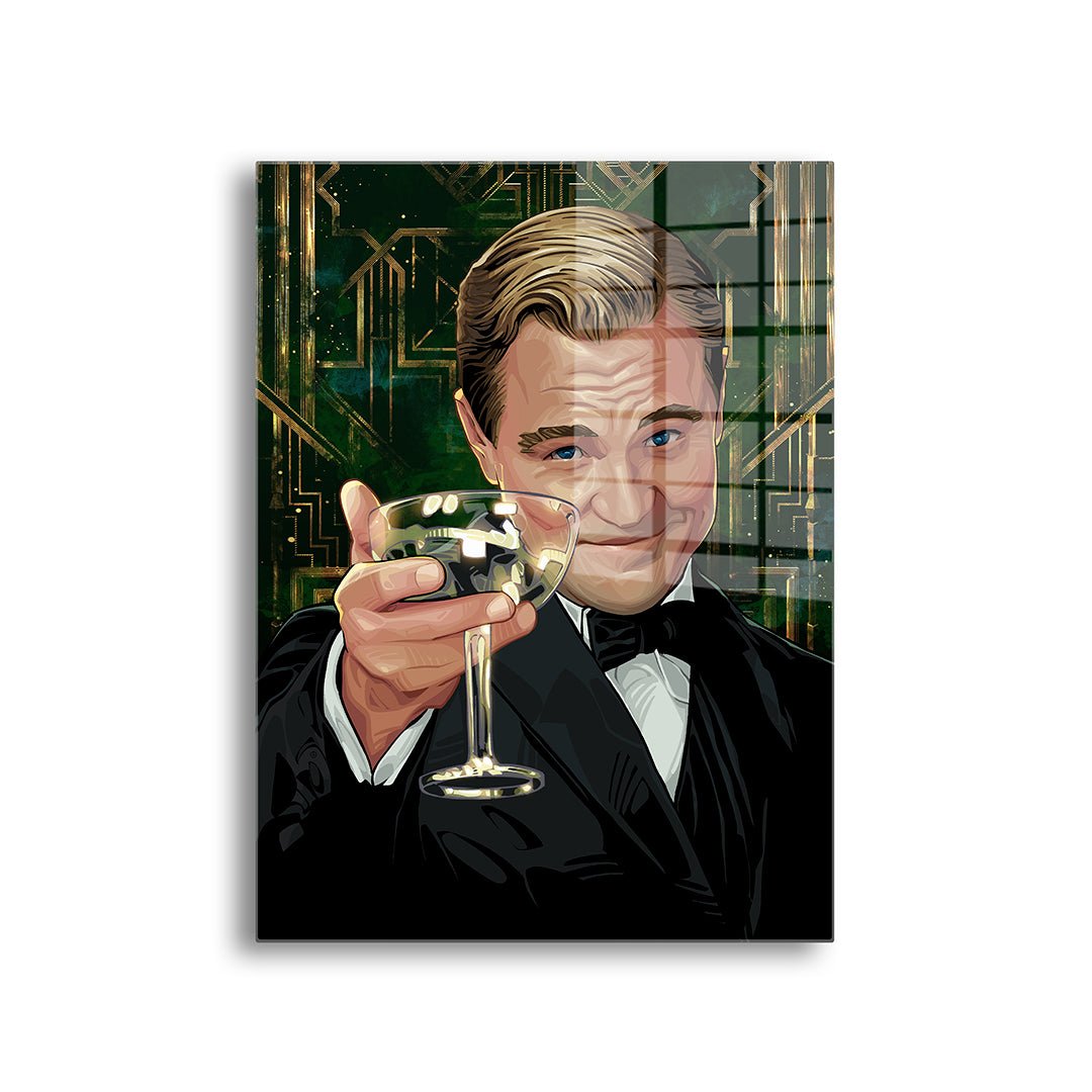 Gatsby glasschilderij voorkant