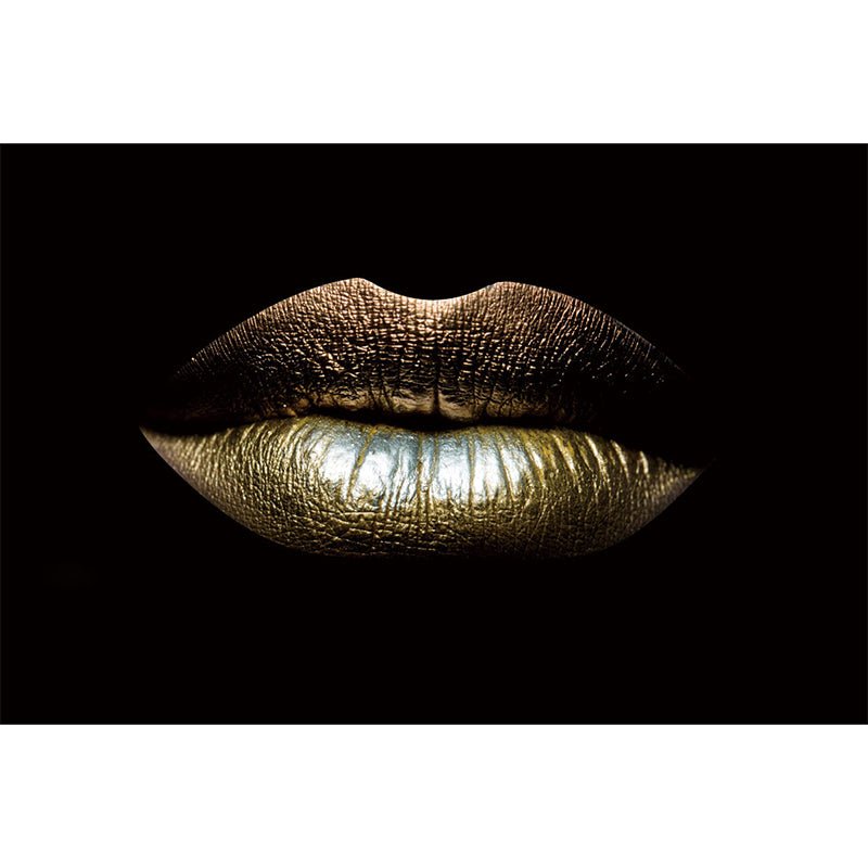 Lippen glasschilderij ontwerp