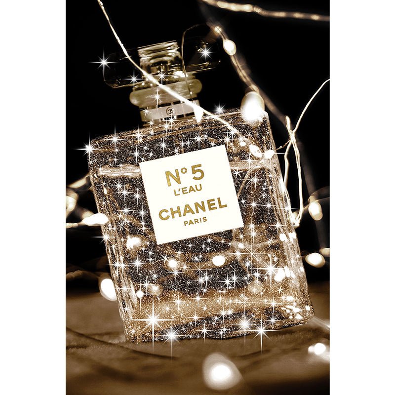 N°5 Chanel glasschilderij ontwerp