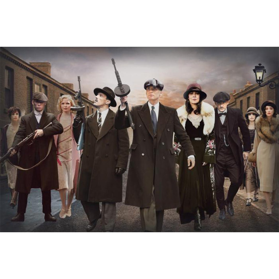 Peaky Blinders glasschilderij ontwerp