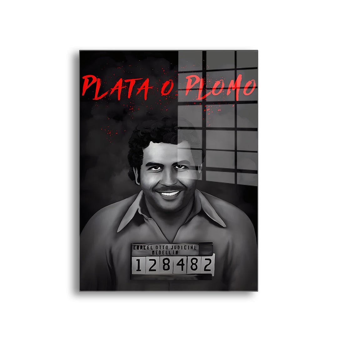 Plata o plomo glasschilderij voorkant
