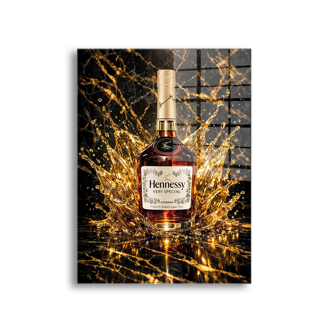 Hennesy glasschilderij voorkant